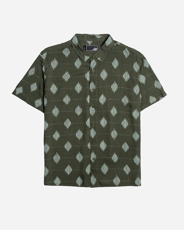 Sumatra Woven Dark Green