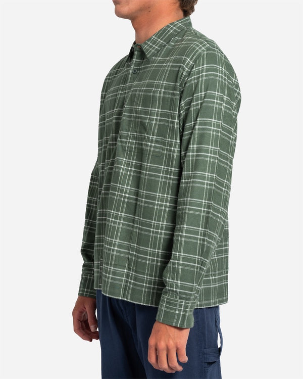 Essential Flannel Dark Sage