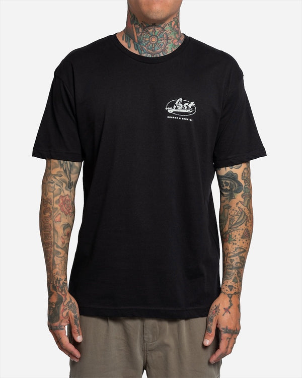 Corner Pocket Tee Black