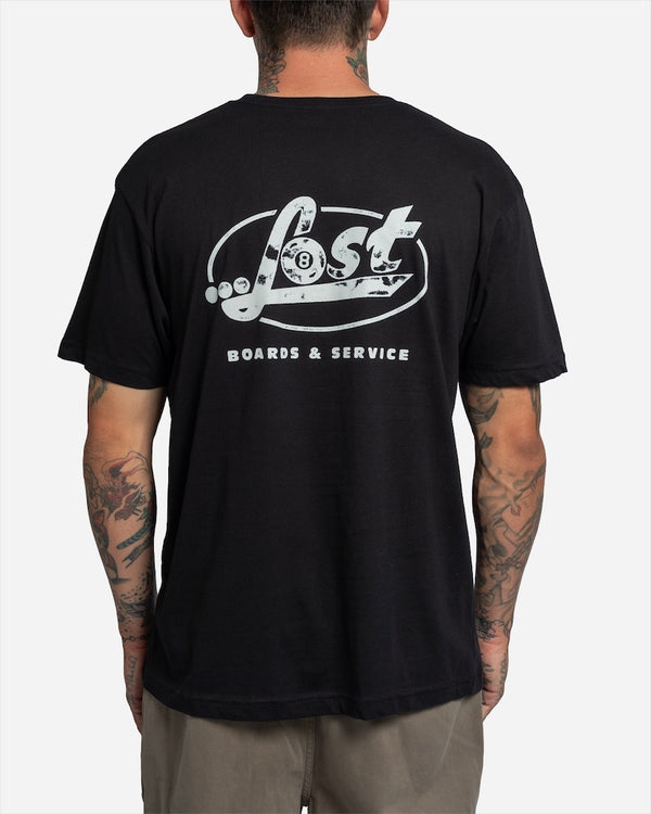 Corner Pocket Tee Black