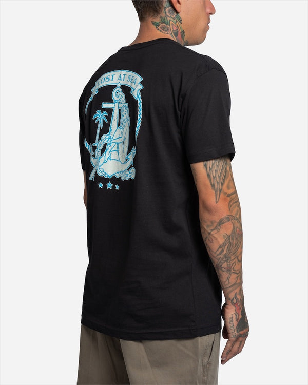 Lost At Sea Tee Black
