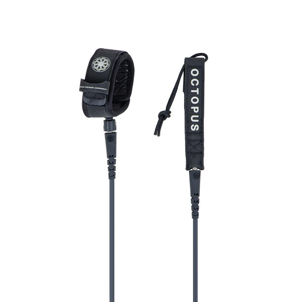 MISSION: CONTROL 5.5" SURF LEASH - BLACK