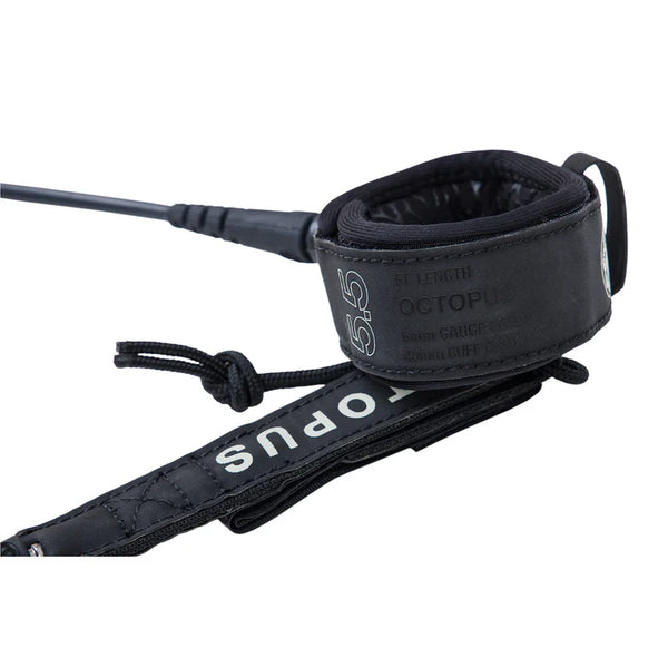 MISSION: CONTROL 5.5" SURF LEASH - BLACK
