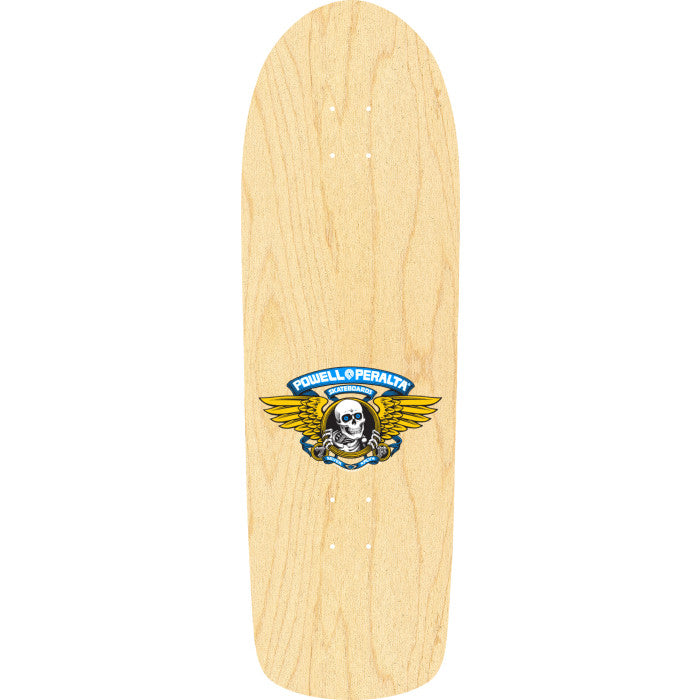 Powell Peralta Old School Ripper Skateboard Deck Nat/Blue- 9.89 x