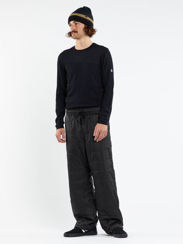 UTILITY PUFF PANTS - BLACK