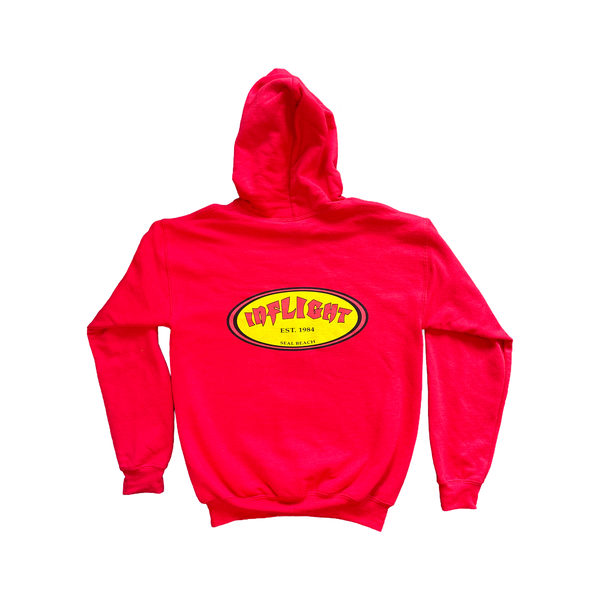 YOUTH CLASSIC OVAL HOODIE - RED