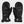 Load image into Gallery viewer, MENS MILLICENT MITTS - BLACK