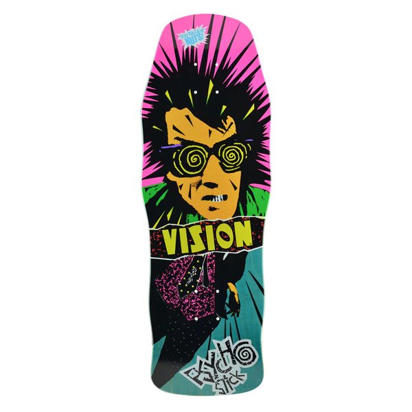 VISION PSYCHO STICK MODERN CONCAVE DECK - Turquoise Stain
