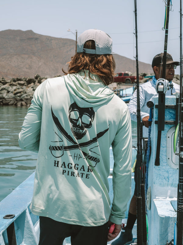 Skull Hooded L/S Sunshirt - Sage