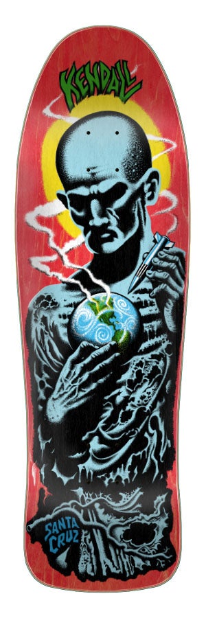 Kendall Atomic Man Reissue Santa Cruz Skateboard Deck