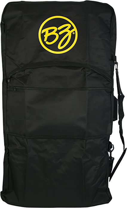 BZ Bodyboards- Basic Bodyboard Bag - Nylon - 2 Board Capacity (Black)