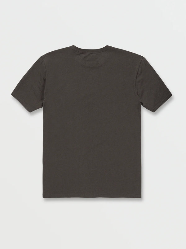 FARM TO YARN CAGED STONE SHORT SLEEVE TEE - RINSED BLACK