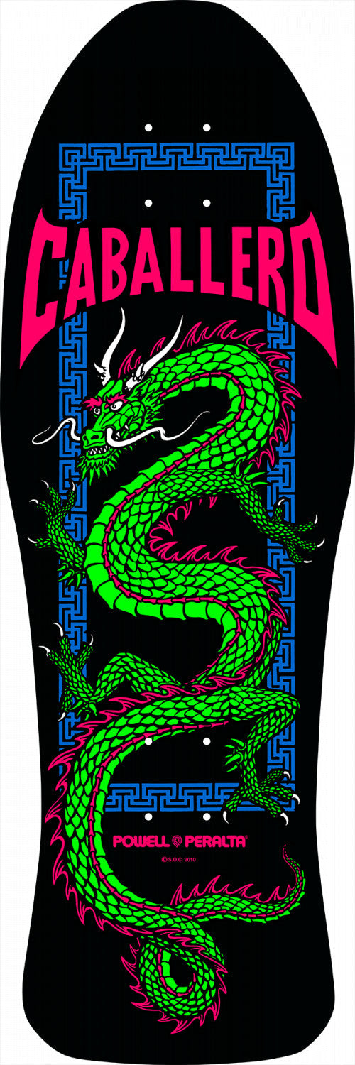 Pro Caballero Chinese Dragon Deck Blacklight- 10 x 30