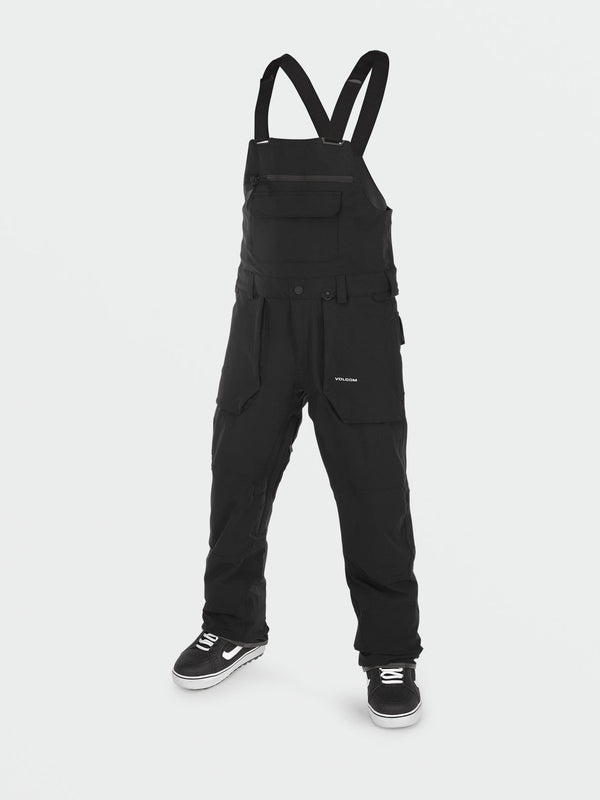 MENS ROAN BIB OVERALL - BLACK
