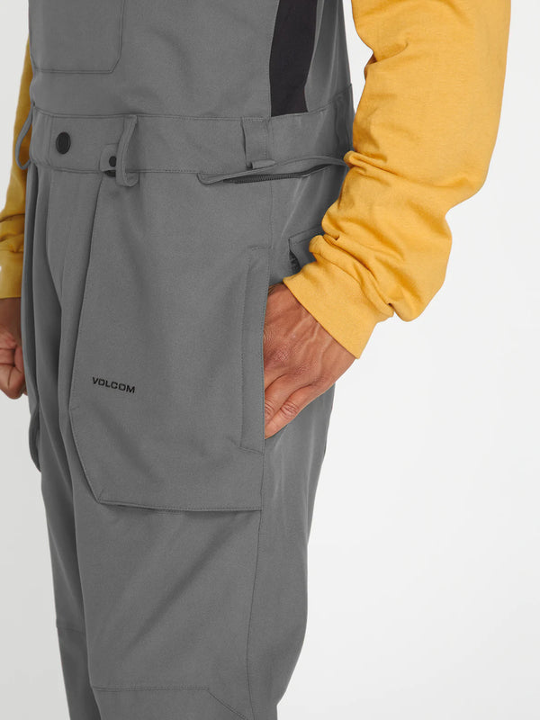 MENS ROAN BIB OVERALL - DARK GREY