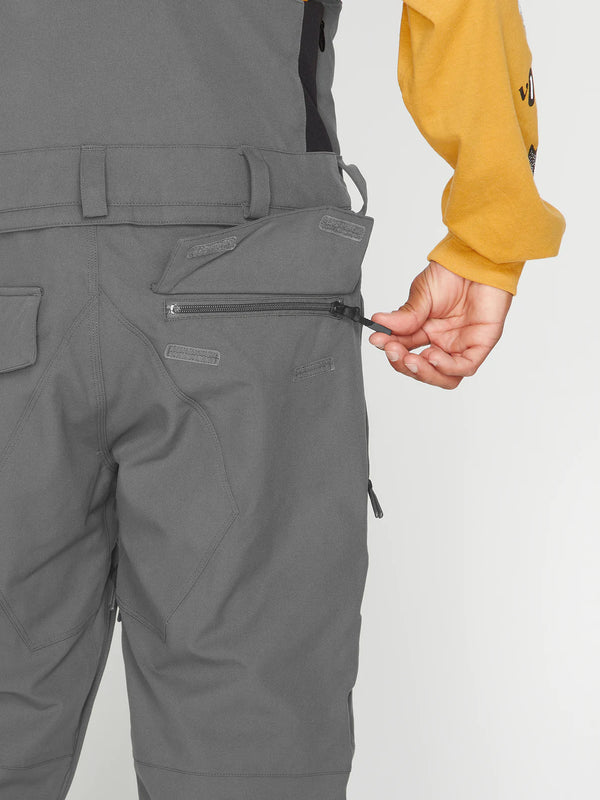 MENS ROAN BIB OVERALL - DARK GREY