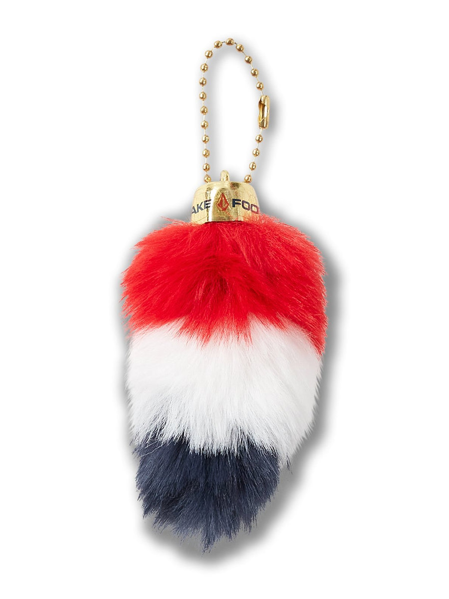 Faux rabbit 2024 foot keychain