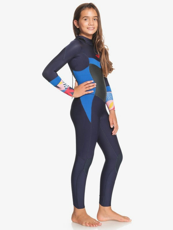 GIRL'S  4/3MM SYNCRO BACK ZIP WETSUIT