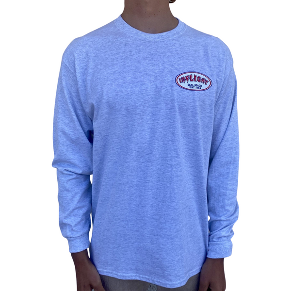 American Oval L/S - Heather Grey