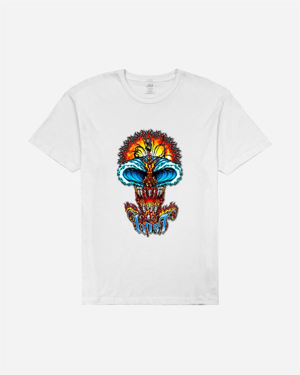 Wave Skull Tee White