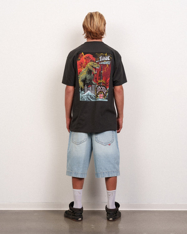 Big Zilla Tee Vintage Black