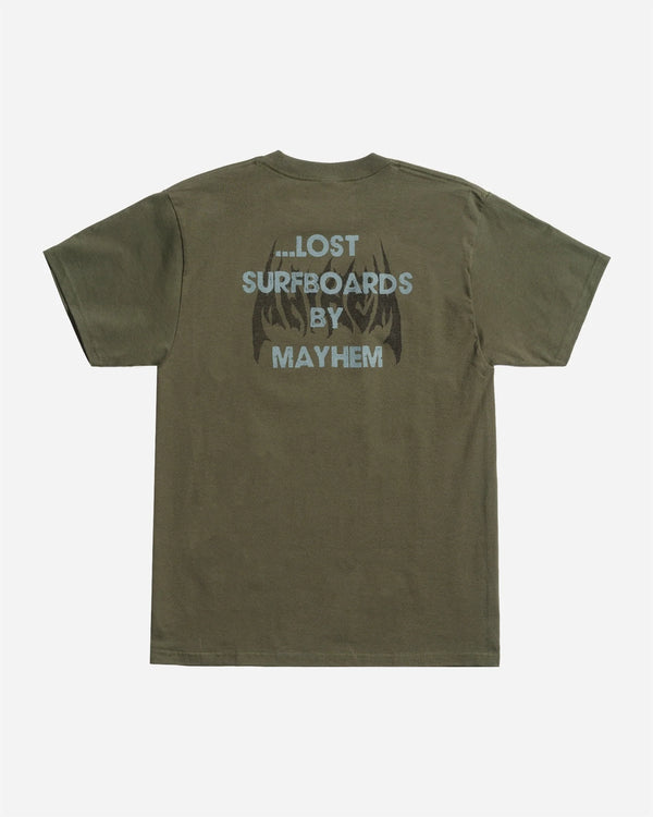 Mayhem Big Block Tee Surplus Green