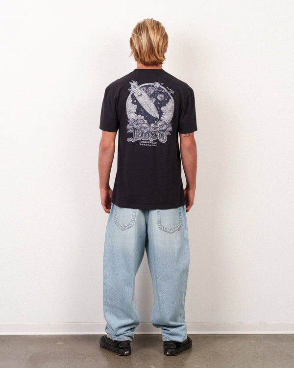 Mental Tee Black Garment Dye