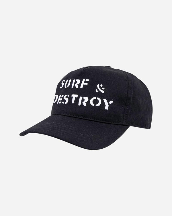 Surf And Destroy Snapback Black
