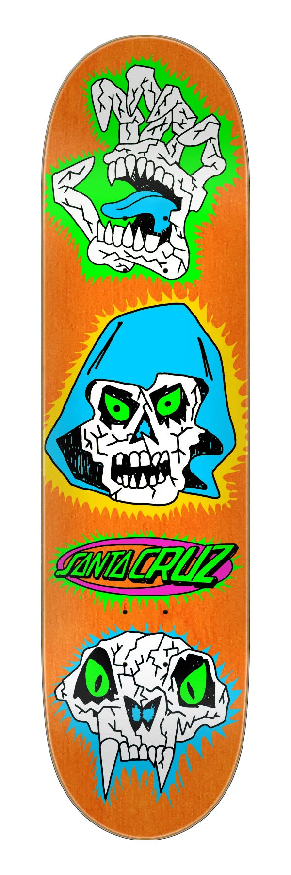 Scribble Head Santa Cruz FeelBase Deck