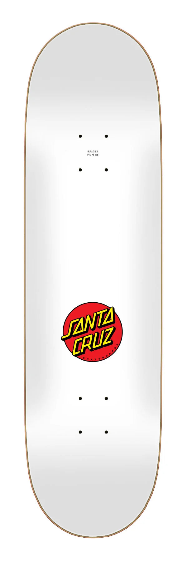 8.5in Classic Dot Santa Cruz Deck