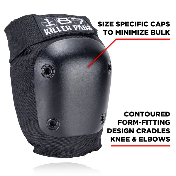 187 KNEE & ELBOW PAD COMBO PACK - Black