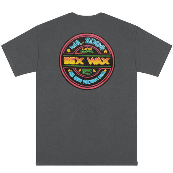 NEON SHORT SLEEVE - DRK HTHR GREY