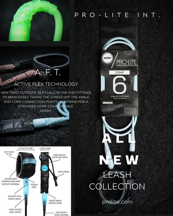 9'0 Surfboard Leashes Ankle Cuff - Freesurf Series
