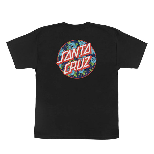 Screaming Hibiscus Dot Youth Santa Cruz T-Shirt