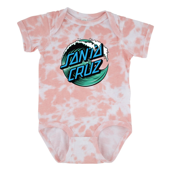 Wave Dot Santa Cruz Baby One Piece Bodysuit