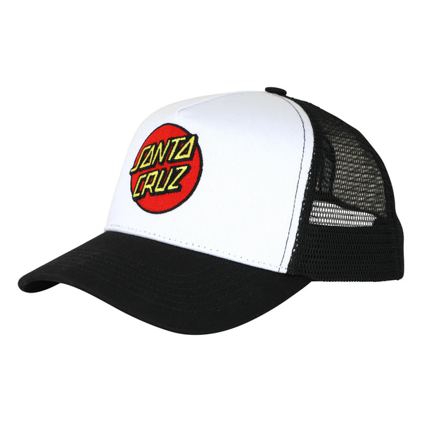 Classic Dot Trucker Kids - White/Black