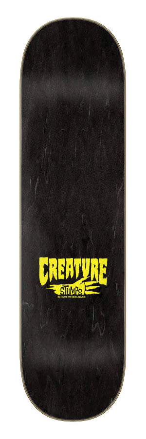 8.25in Logo Outline Stumps Creature Skateboard Deck