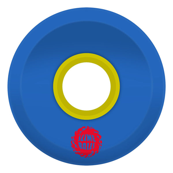 60mm Flame OG Slime Blue 78a Slime Balls Skateboard Wheels