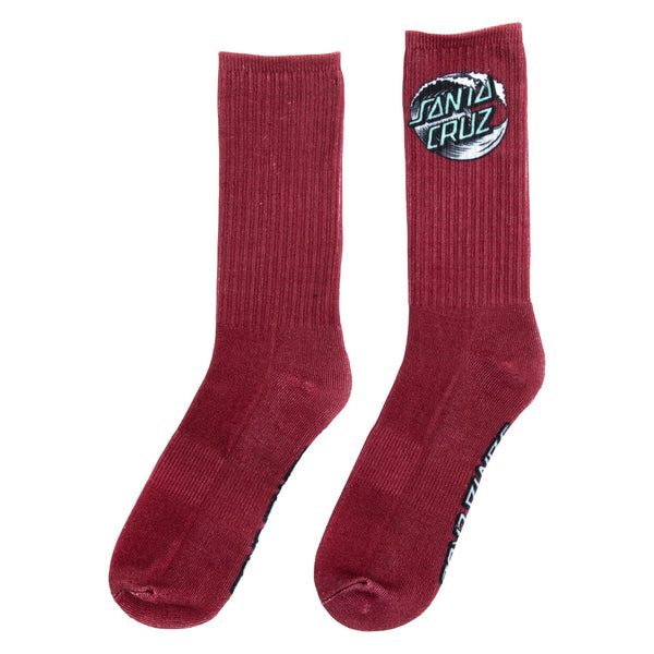 Wave Dot Mens Santa Cruz Socks