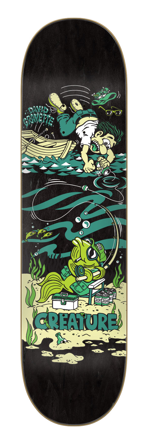 8.30in Gravette Big Game Creature Skateboard Deck