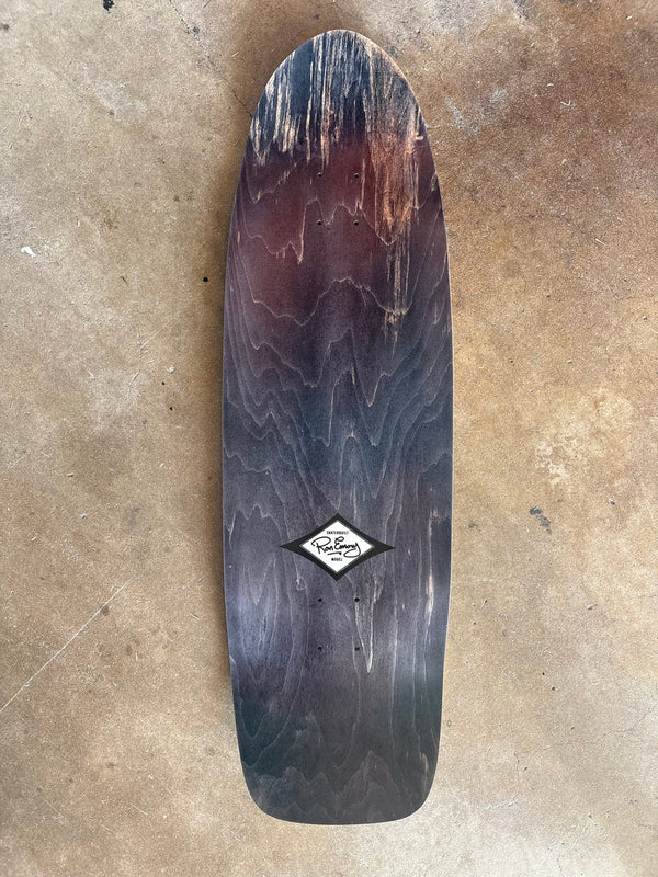Ron Emory Tribute Skateboard Deck - Surf-Inspired - 10.5 x 33.3 x 16.5wb
