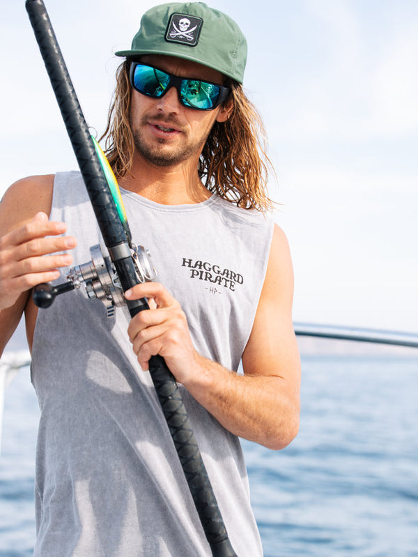 Sink or Swim Cutoff - Ash Stone Grey