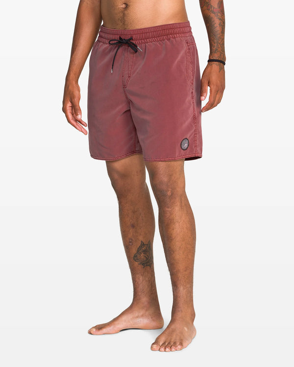Men's Center Elastic Waist Trunks - Apple Butter