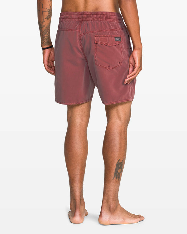 Men's Center Elastic Waist Trunks - Apple Butter