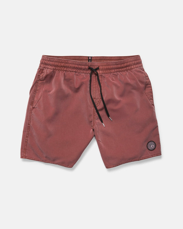 Men's Center Elastic Waist Trunks - Apple Butter