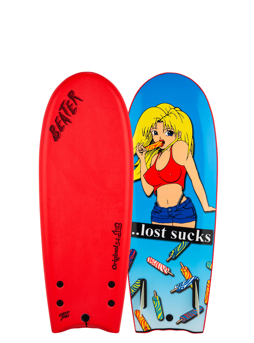 Catch surf Beater Original54 ケース、リーシュ付き
