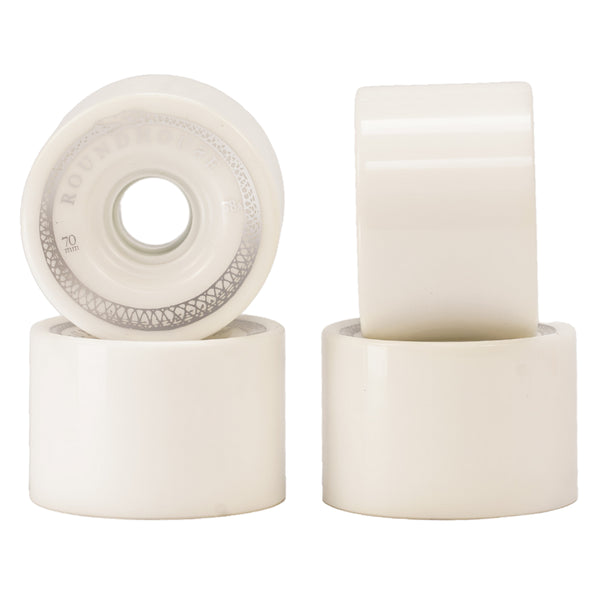 ROUNDHOUSE BY CARVER MAG WHEELS- SHELL WHITE 70MM/78A (SET OF 4)