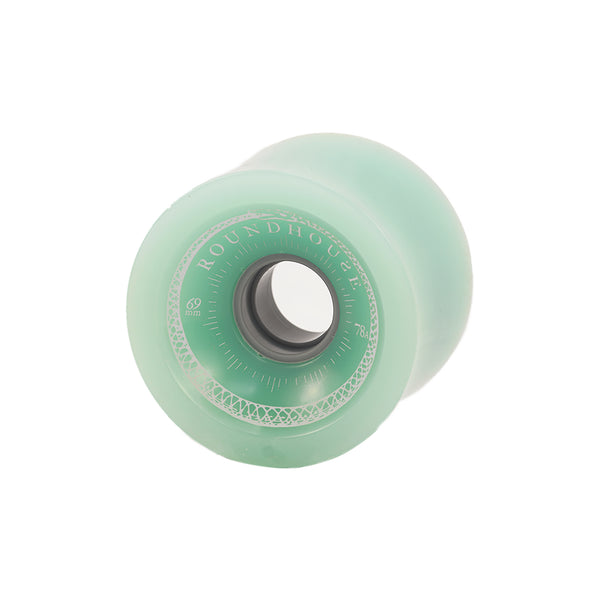 ROUNDHOUSE BY CARVER CONCAVE WHEEL 69MM 78A GLASS GREEN (SET OF 4)