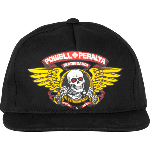 WINGED RIPPER SNAPBACK - BLACK