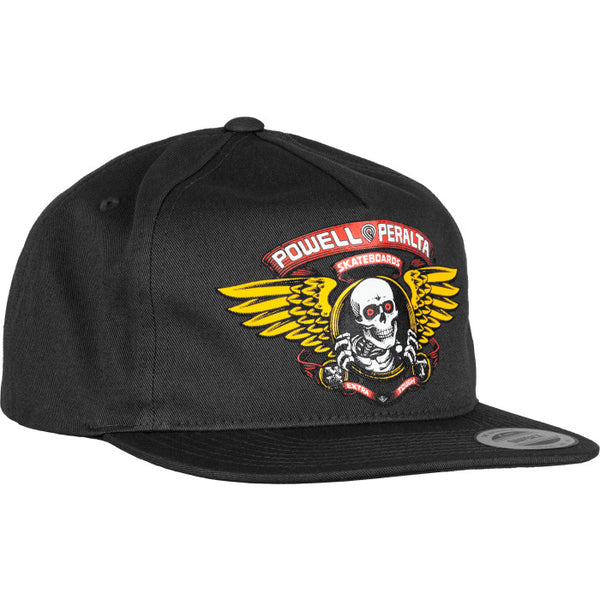 WINGED RIPPER SNAPBACK - BLACK